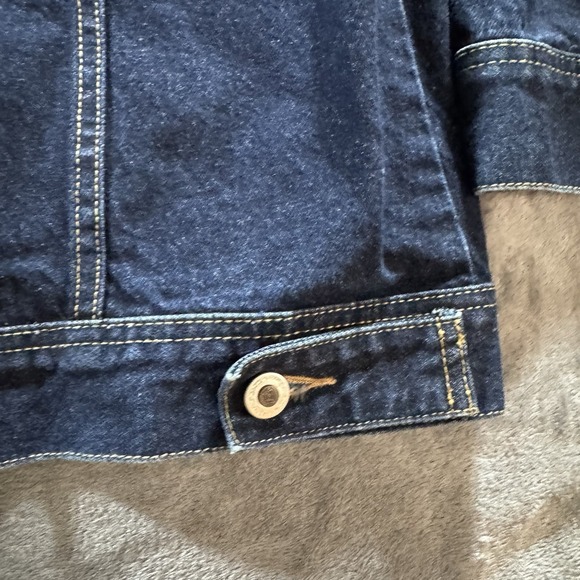 Vintage Phat Farm Jean Jacket Mens L Blue Denim Hip Hop Trucker 90s Hong Kong - Picture 10 of 15